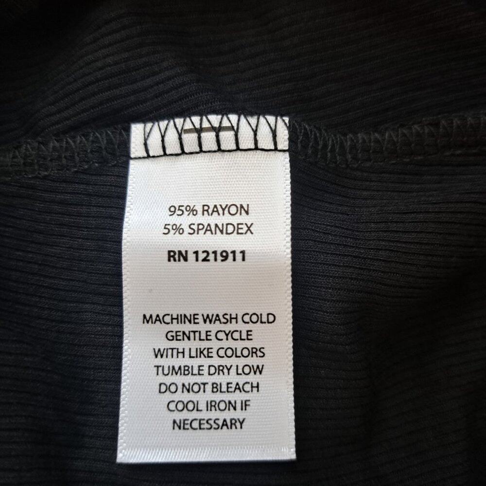 LNA Micro Rib Open Back Top - Picture 3 of 7